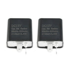 Adjustable LED Flasher Relay Turn Signal Blinker Light Motorcycle 12V 2 Pack