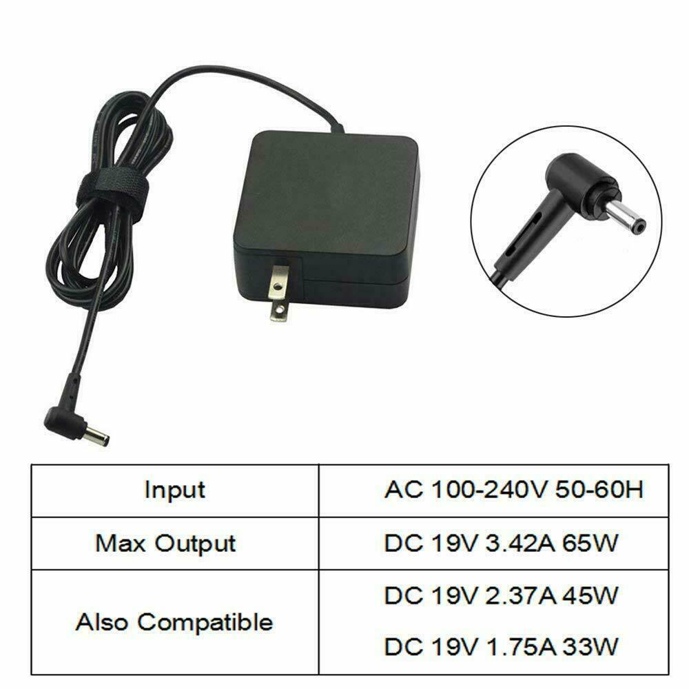 ADP 65DW New 65W AC Adapter Charger for Asus Zenbook UX32V UX32VD UX305F X200M