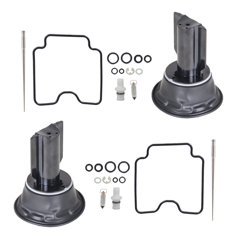 2 Sets Carburetor Repair Kit Diaphragm for Yamaha XVS1100 V-Star 1999-2007
