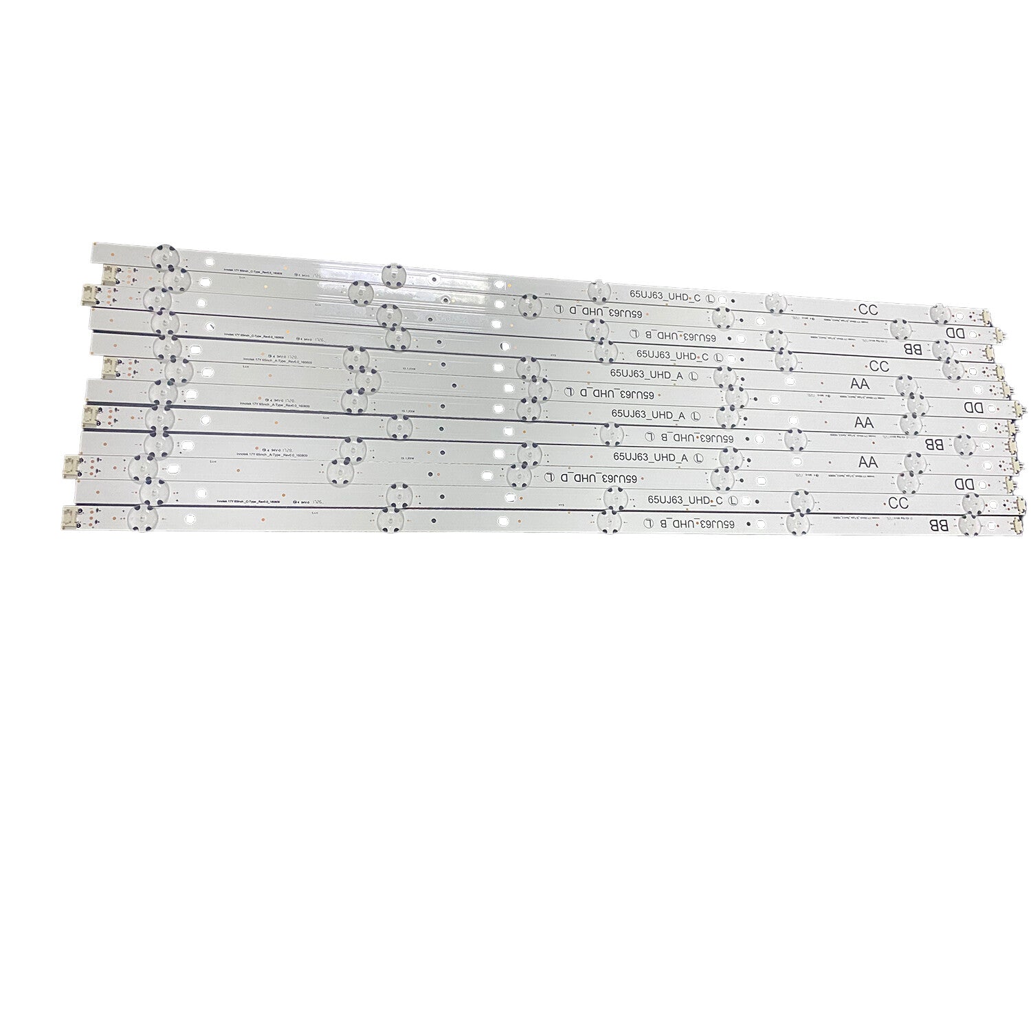 65UJ63 UHD A B C D LED strips for 65UJ634V 65UJ6300 65UJ630V 65UJ5500