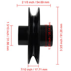 756-0978B Engine Pulley For Cub Cadet MTD RZT GTX LGT LT-1046 756-0978 756-0978A