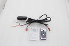 7X6 RGB MULTI COLOR LED SMD Halo Headlights PAIR for Jeep Wrangler YJ 86-95