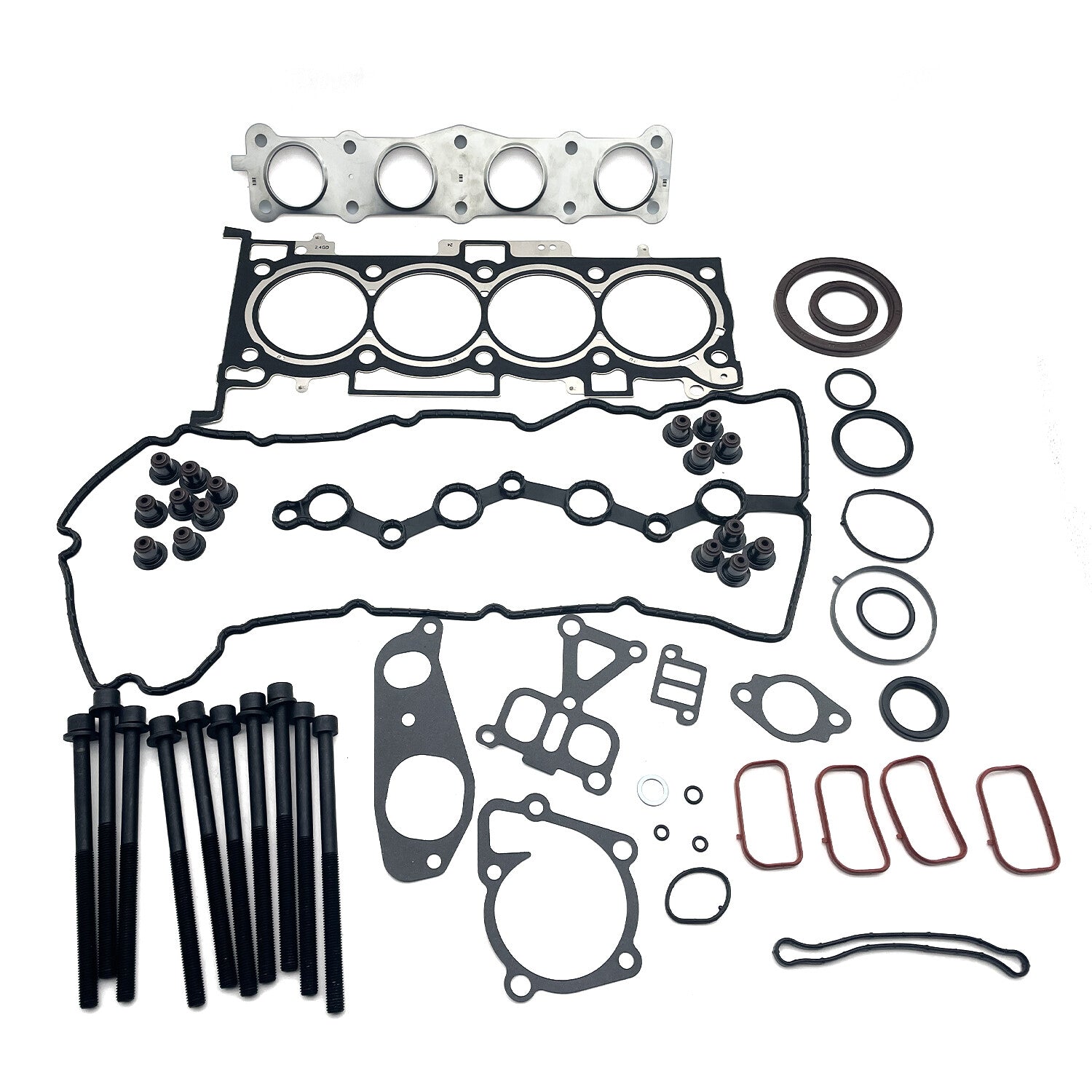 Engine Gasket Seal Kit with Head Bolts for Hyundai Sonata for Kia G4KH 2 0L