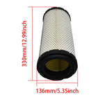 Air Filter Kit fit for Donaldsonn Bobcat 6666375 for Kubota 59800-26110 AP33330