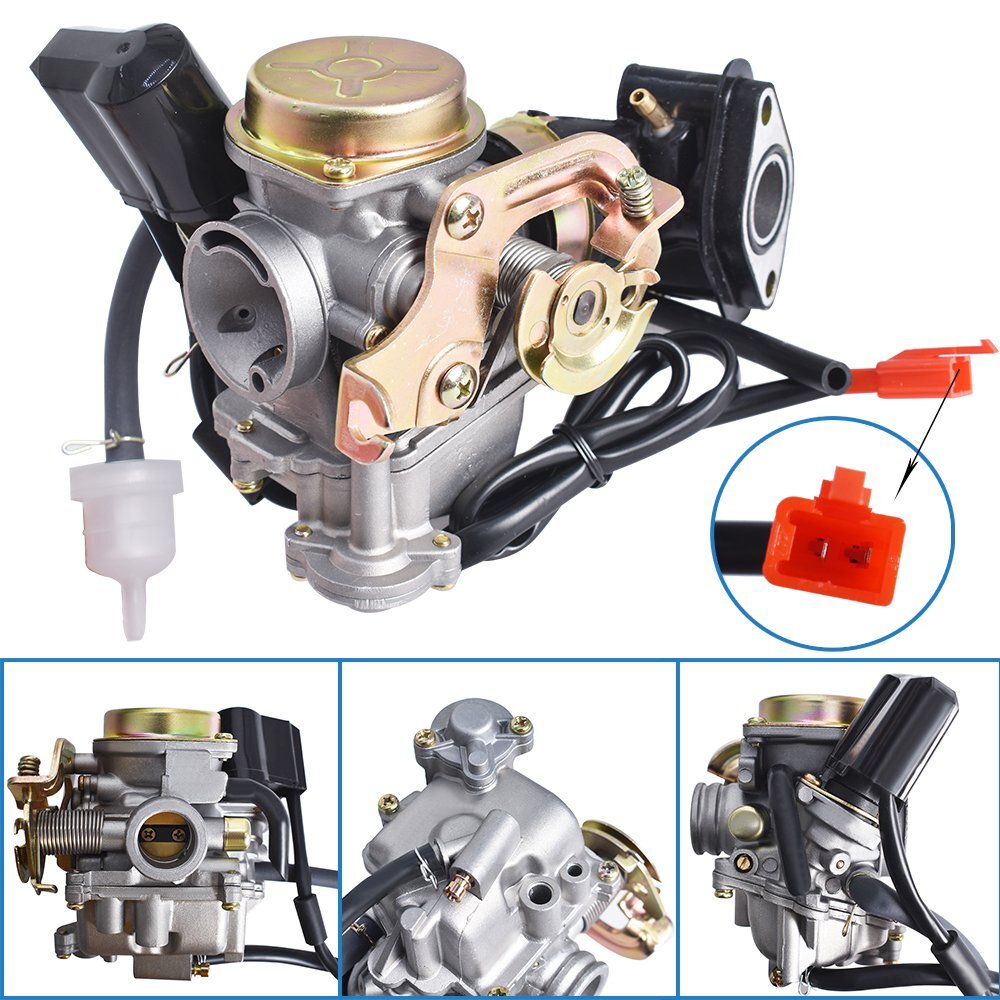 GY6 50cc 100cc Big Bore Carburetor Fit For 139QMB 139QMA Scooter Moped ATV 19mm