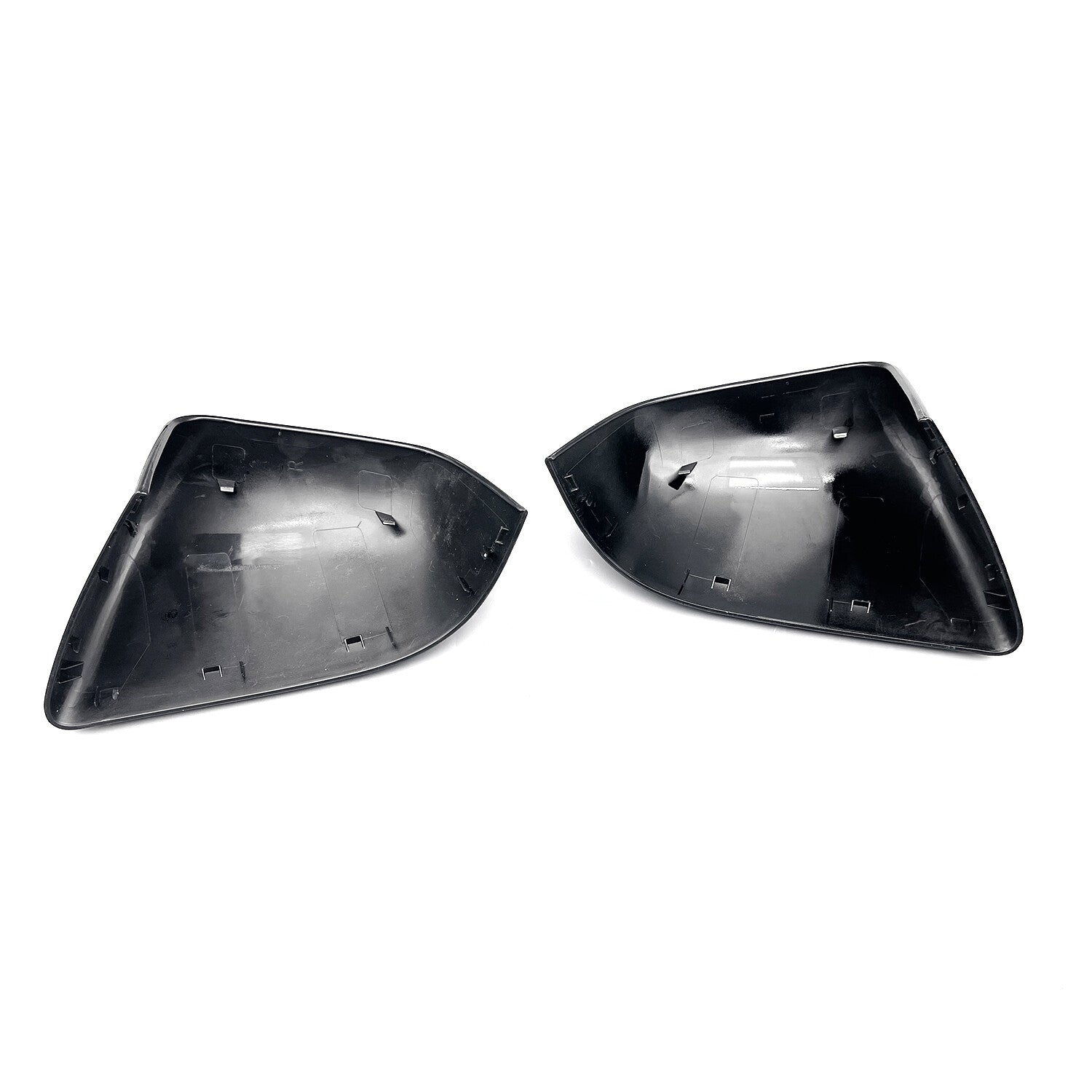2X Left And Right Rear View Side Mirror Cover Skull Cap Black for Tesla Model y