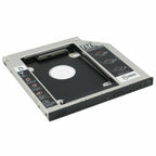 New 12 7mm DVD CD ROM Optical Bay SATA 2nd SSD Hard Drive Caddy Bracket USA