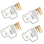 Fit For Honda 1984 V65  VF1100C Sabre VF1100S 4Pcs Carburetor Rebuild Kit