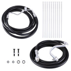 SU33468 Rear AC Line Set Aux AC Hose Kit for Chevy Suburban 2007 2014