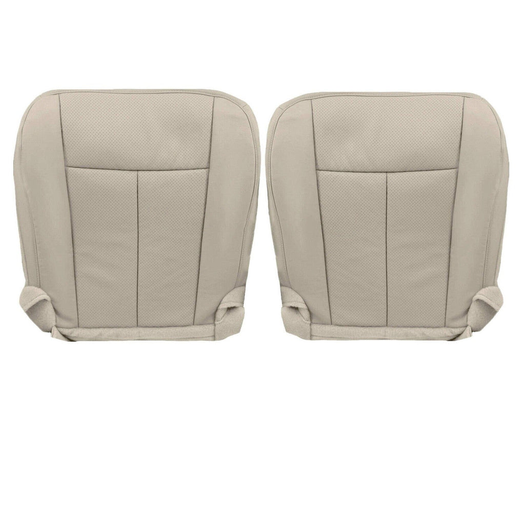 Driver Passenger Leather Bottom Seat Cover Tan for Ford Expedition 2007 2014