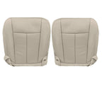 Driver Passenger Leather Bottom Seat Cover Tan for Ford Expedition 2007 2014