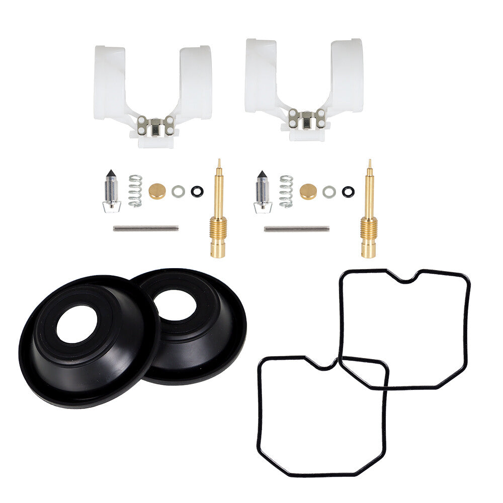 For Kawasaki EX250 Ninja 250R 2001-2012 2X Carburetor Repair Kit Diaphragm Float
