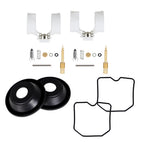For Kawasaki EX250 Ninja 250R 2001-2012 2X Carburetor Repair Kit Diaphragm Float