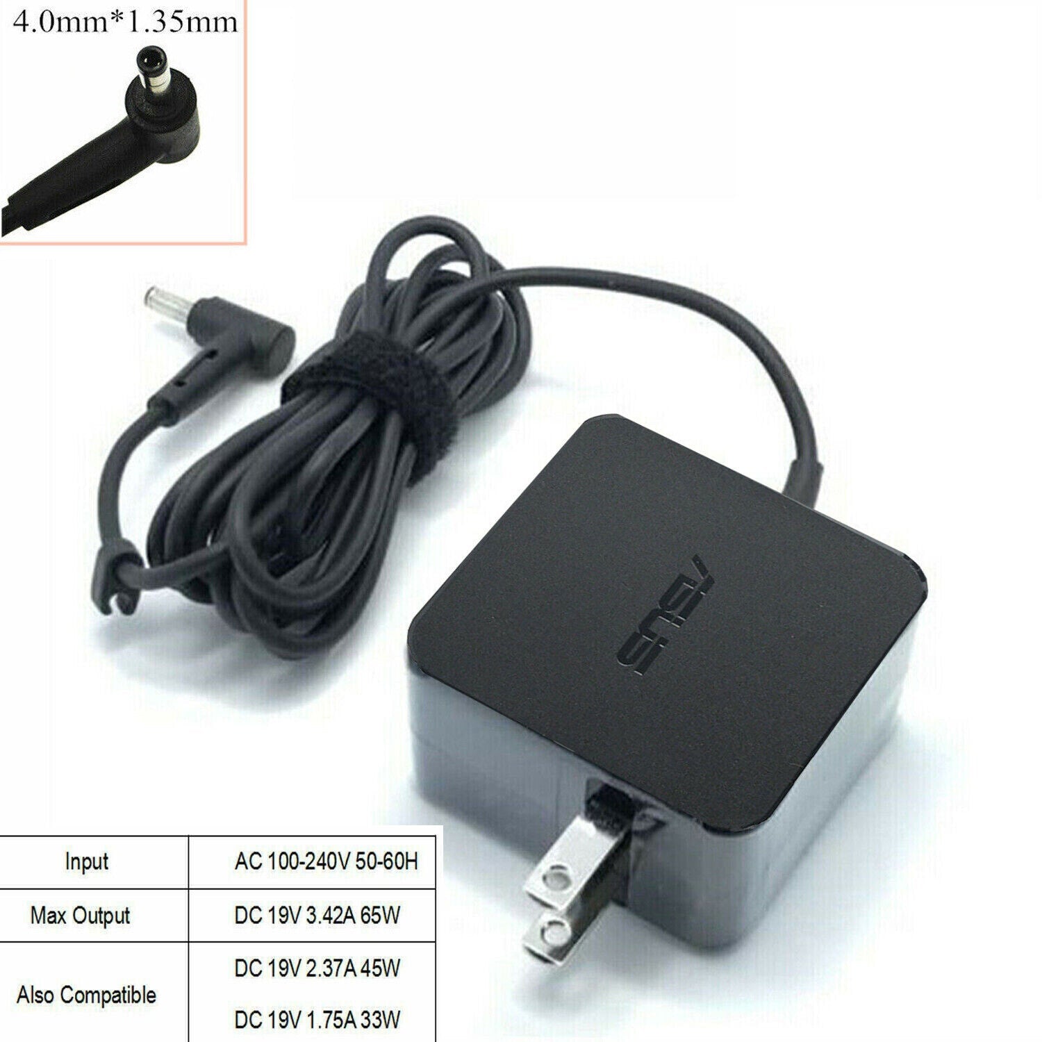 ADP 65DW New 65W AC Adapter Charger for Asus Zenbook UX32V UX32VD UX305F X200M