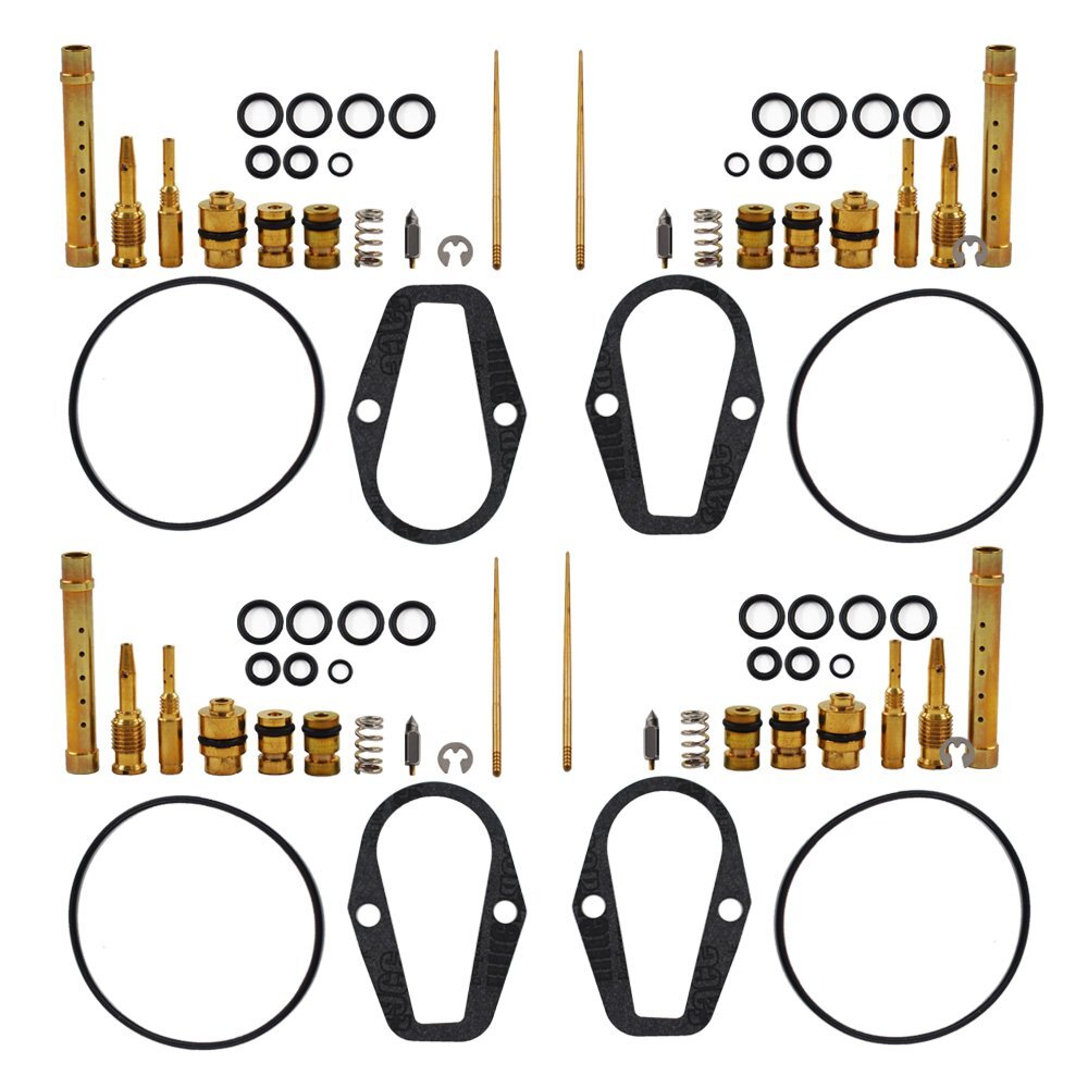 Four Carb Rebuild Kits Kit for Honda CB500 F CB500F CB 500 Carburetor Jet