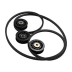 for Husqvarna Craftsman Pulleys 587973001(2) 587969201(1) Belt 580364609(1)