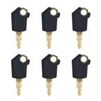 6 Key Heavy Equipment Ignition Loader Dozer Key For Caterpillar 5P8500 Fits CAT