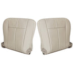 Driver Passenger Leather Bottom Seat Cover Tan for Ford Expedition 2007 2014