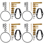 Four Carb Rebuild Kits Kit for Honda CB500 F CB500F CB 500 Carburetor Jet