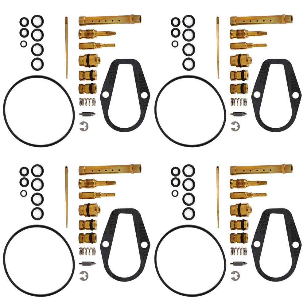 Four Carb Rebuild Kits Kit for Honda CB500 F CB500F CB 500 Carburetor Jet