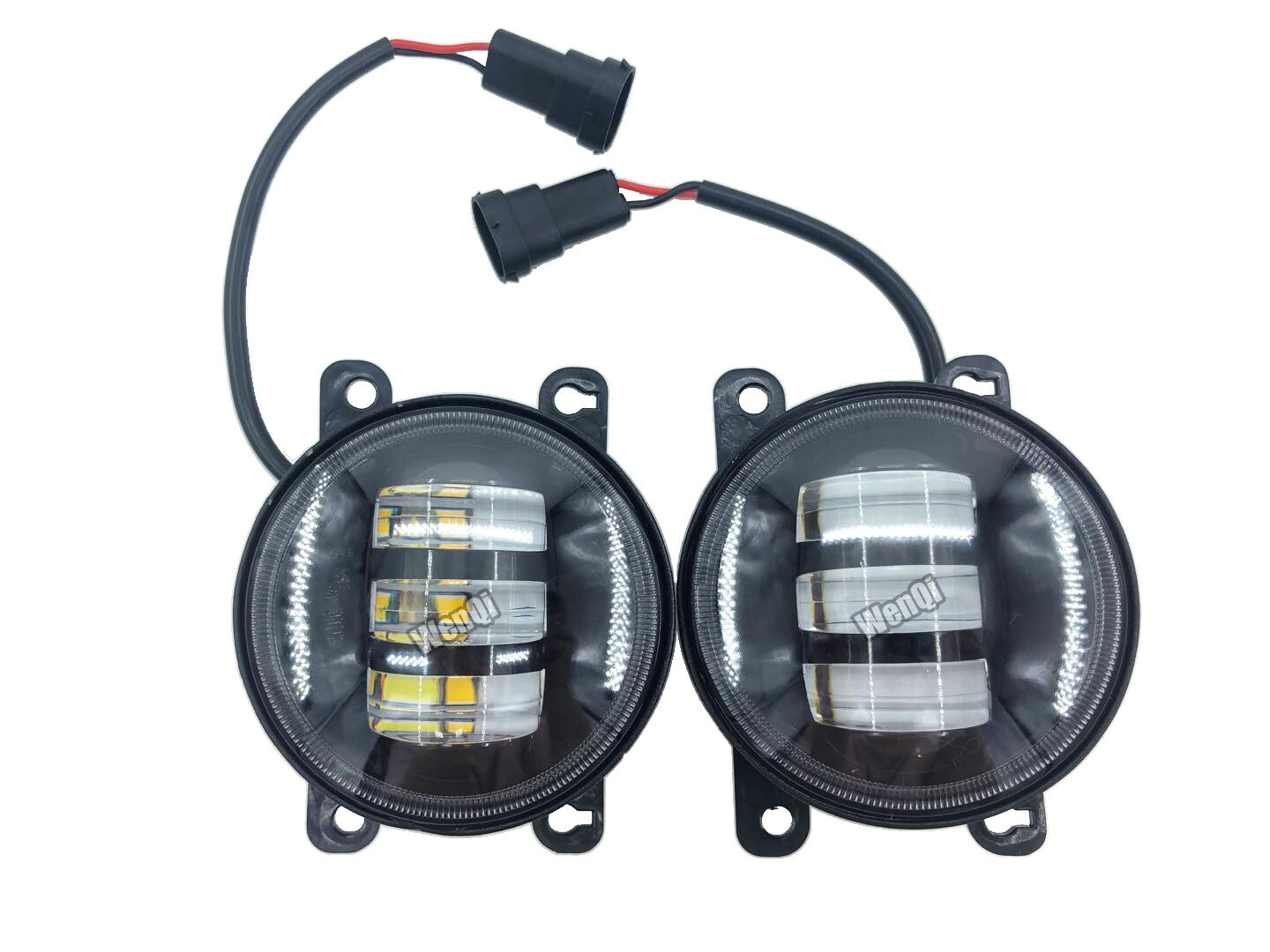 White/Yellow Dual Color 9W LED Fog Lights Lamps for Honda for Nissan for Subaru