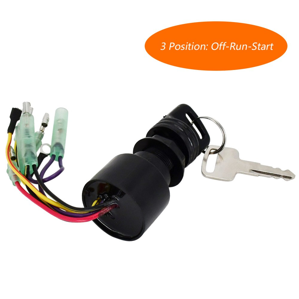 Boat Lgnition Key Switch 6 Wires For Mercury Outboard Control Box 87-17009A2