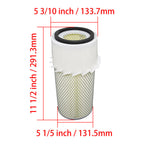 6598362 6598492 Outer Inner Air Filter Set For Bobcat Loaders 641 643 645 741