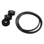 Mower Pulleys 587973001(2) 587969201(1) & 580364609 Belt Kit for Husqvarna