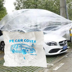 Clear Plastic Disposable Car Cover Temporary Universal Rain Dust Garage 5 Pack