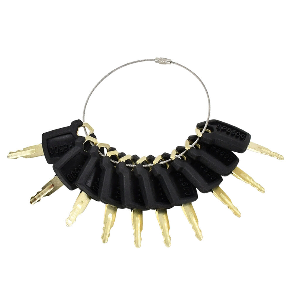 10 Pcs 5P8500 Ignition Keys For Caterpillar Heavy Equipment Backhoes Loaders