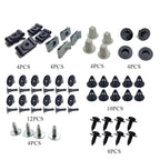 50Pcs Engine Splash Shield Fender Bumper Screw Clips Rivet for Toyota