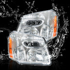 Front Headlight Fit For Chevy Equinox 2005-2009 Headlamp Projector LH+RH Pair