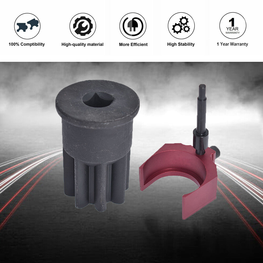 Injector Height Tool & Engine Barring Socket for Caterpillar 3406E C-15 C-16