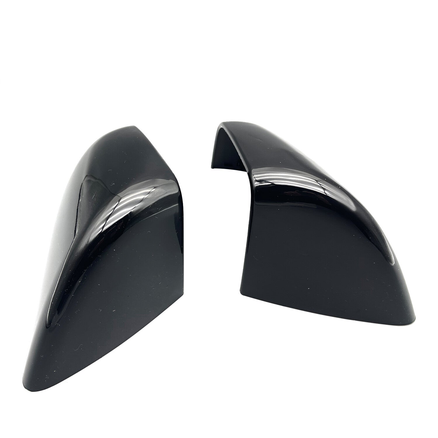 2X Left And Right Rear View Side Mirror Cover Skull Cap Black for Tesla Model y