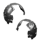 Front Driver Passenger Fender Liner Set with Clips for Audi A4 S4 2009 2012