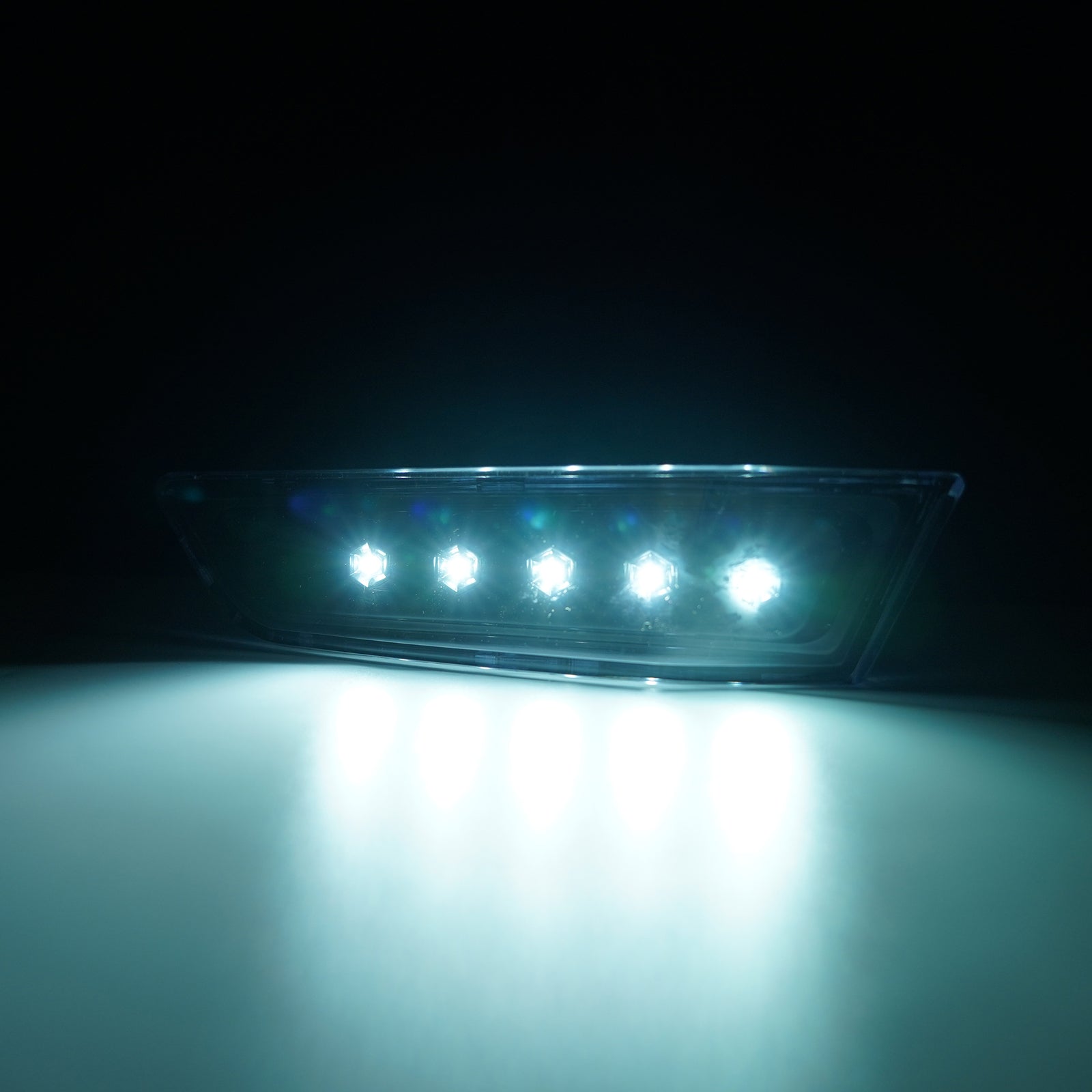 For 2003-2007 INFINITI G35 Coupe Gray Cover Side Marker Lights Lamps LED Pair