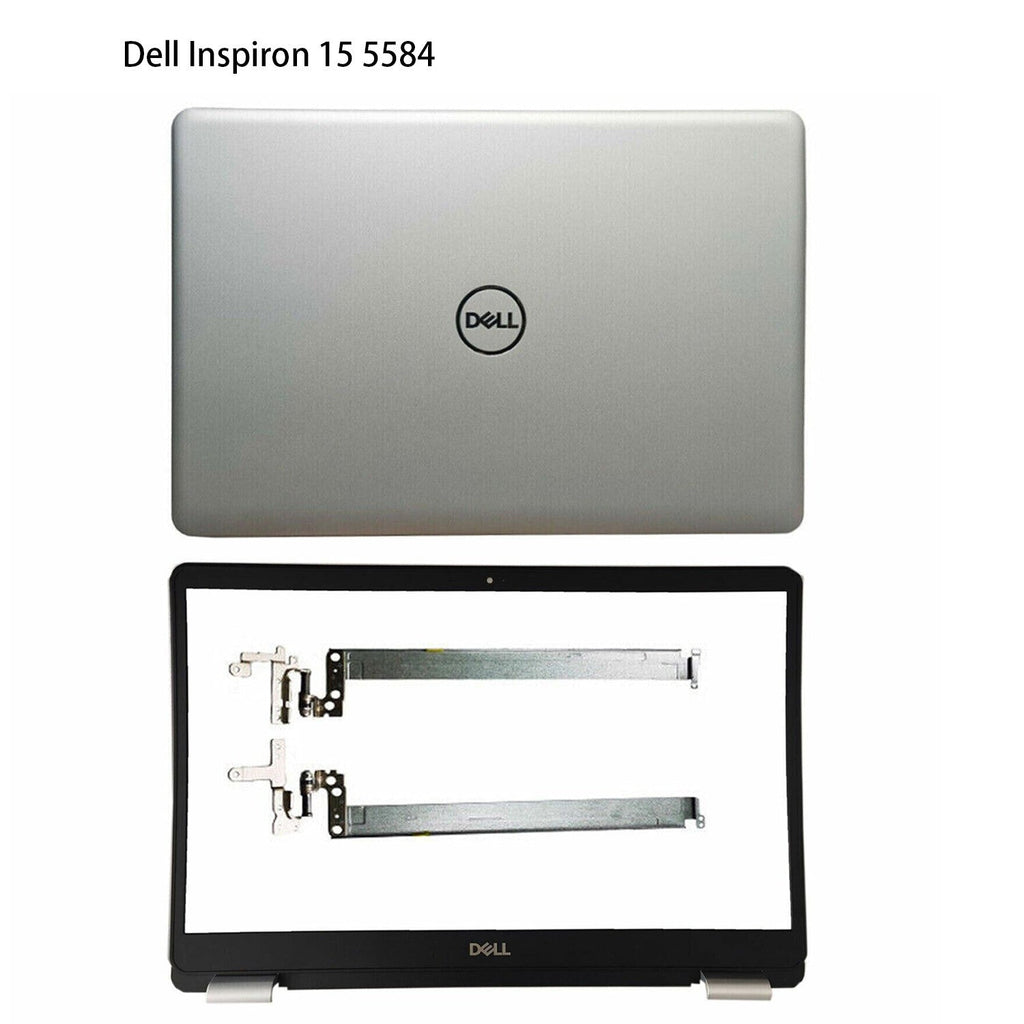 0GYCJR Back Cover Bezel Hinges Top Silver Lid for Dell Inspiron 15 5584