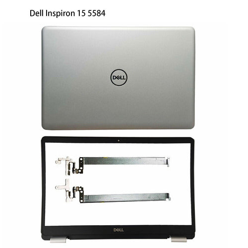 0GYCJR Back Cover Bezel Hinges Top Silver Lid for Dell Inspiron 15 5584