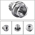 Oil Drain Plug Self Tapping Piggyback Stainless Steel Repair Kit M12