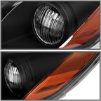 Fit For Toyota Camry 2007-2009 LH+RH Headlight Replacement Black Housing