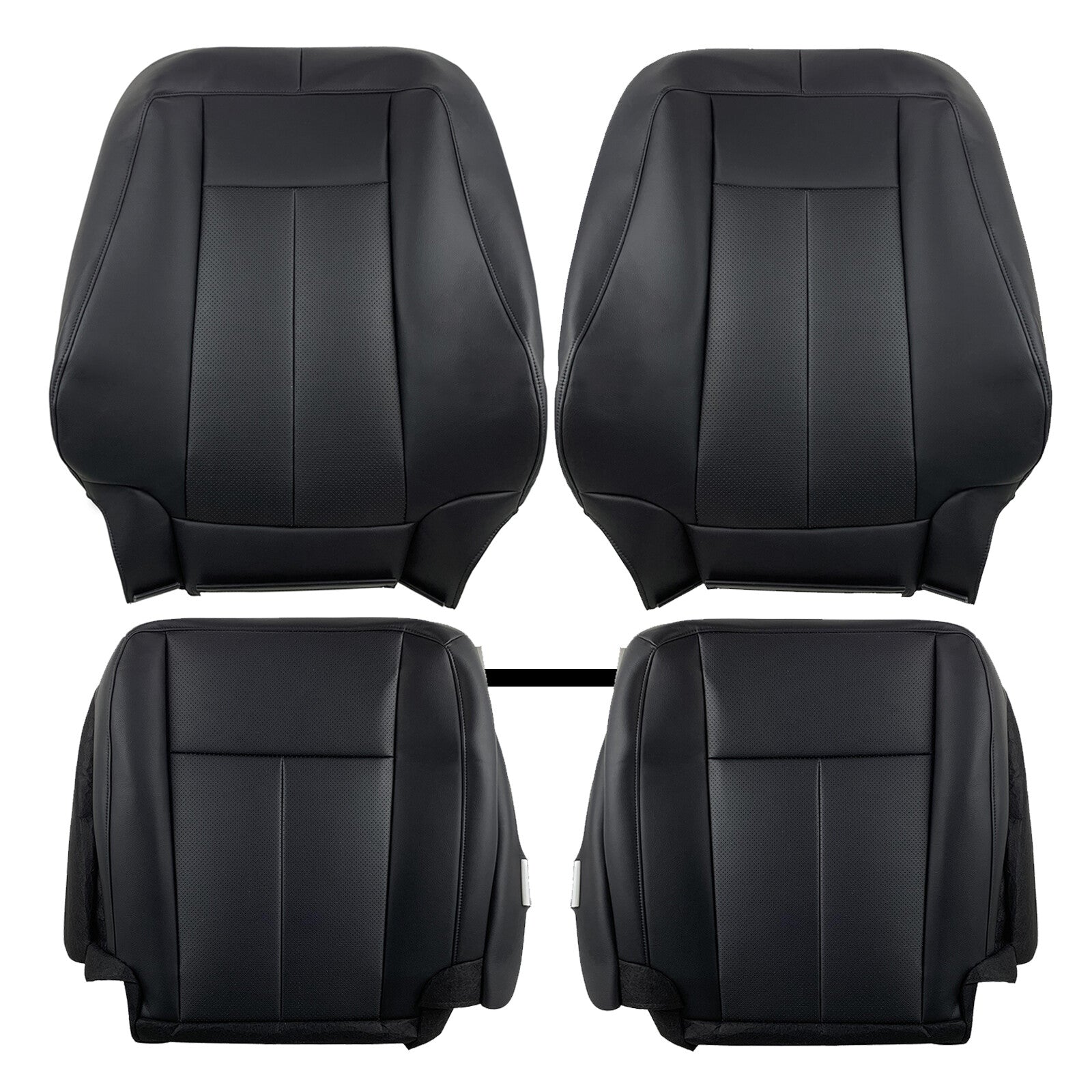 Driver Passenger Bottom Top Leather Seat Cover 2007 2014 for Ford Expedition