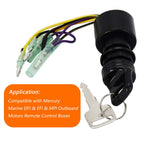 Boat Ignition Switch with Key for Mercury Mariner Outboard Motor Control Box