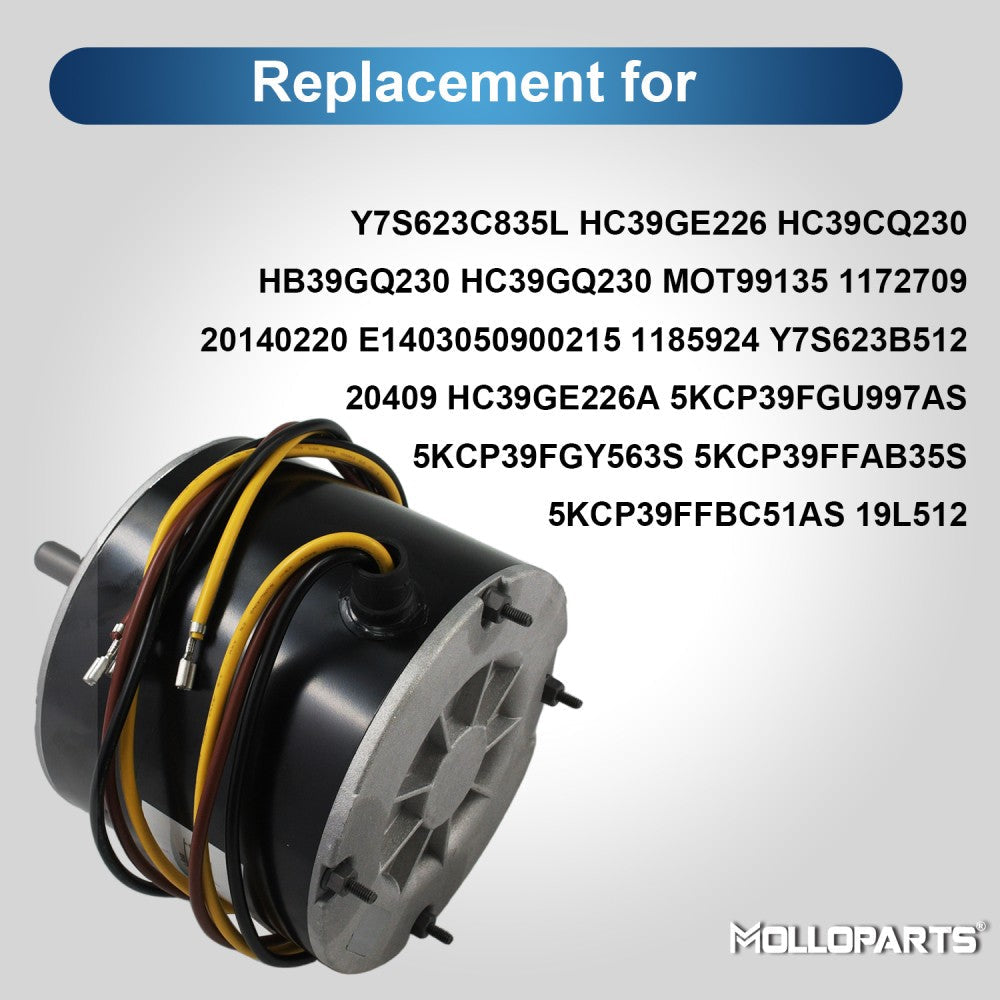 3S047 Carrier 1/4 HP, 1100 RPM, 208-230 V Condenser Fan Motor for 5KCP39FGU997AS