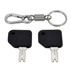 2 Forklift Ignition Keys For Gradall Gehl Hyster Komatsu Yale JLG Daewoo Hitachi