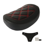 Passenger Backrest Pad With Red Stitching For Touring CVO Glide Stree 1996-up
