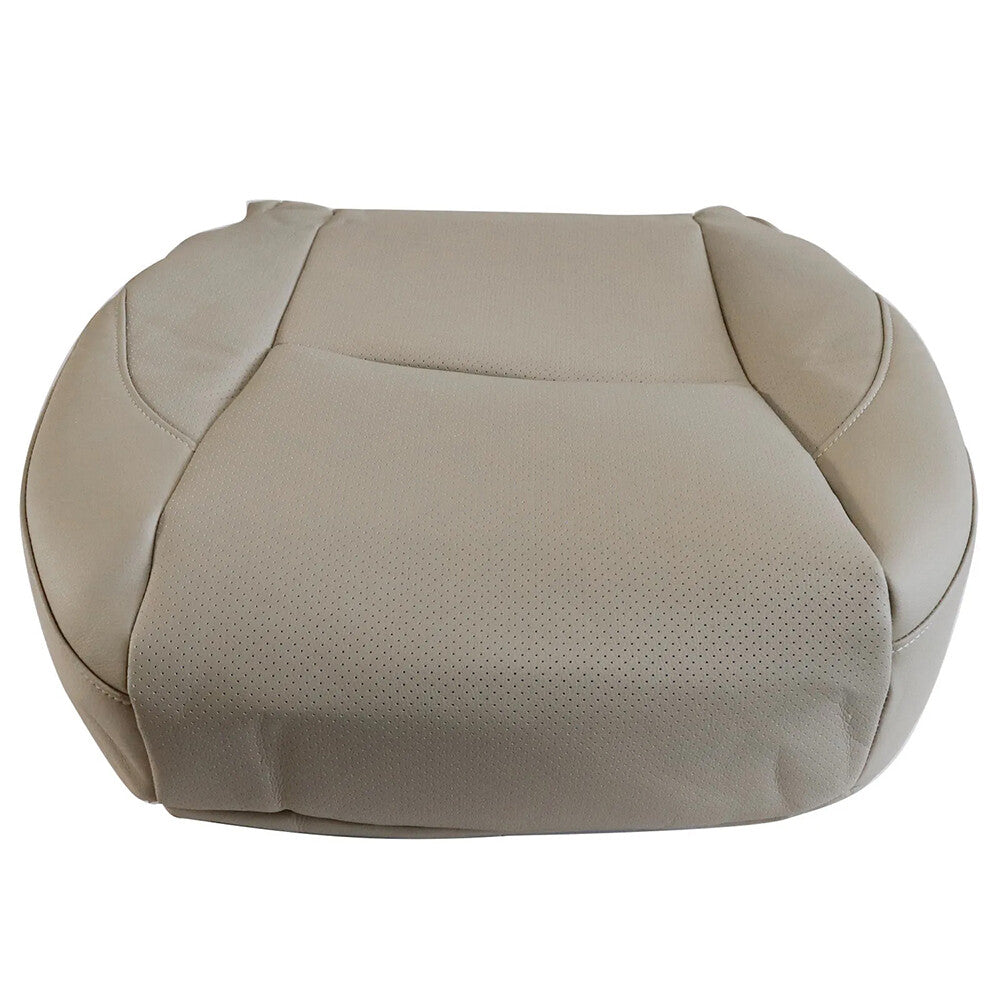 Leather Passenger Bottom Perforated Seat Cover Tan for Lexus ES350 2007 2012