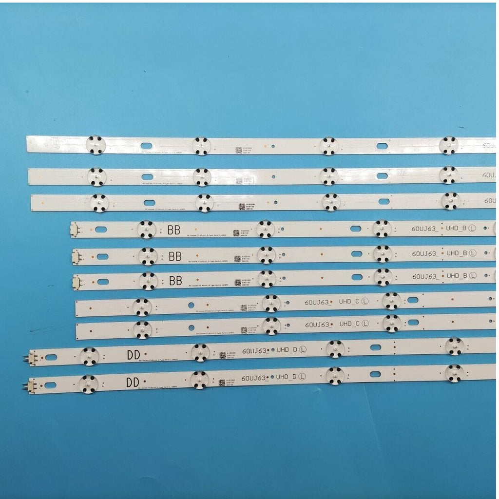 LED Strips for LG 60UJ6300 60UJ6050 60UJ634V for Innotek 17Y 60 inch ABCD