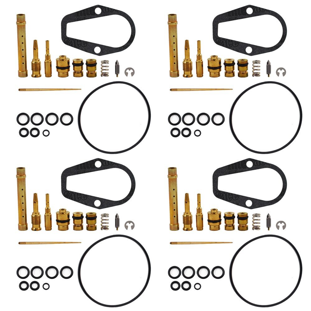 Four Carb Rebuild Kits Kit for Honda CB500 F CB500F CB 500 Carburetor Jet
