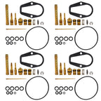 Four Carb Rebuild Kits Kit for Honda CB500 F CB500F CB 500 Carburetor Jet