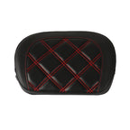 Passenger Backrest Pad With Red Stitching For Touring CVO Glide Stree 1996-up